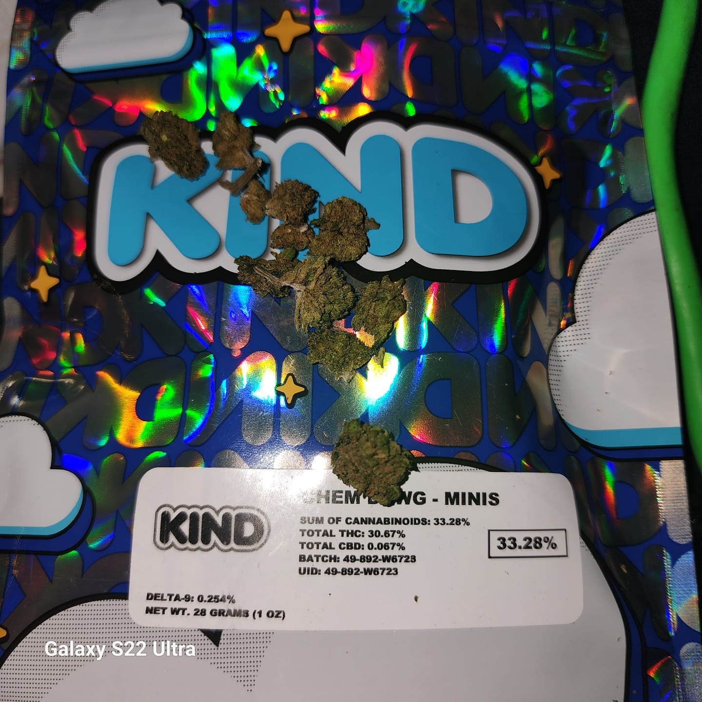 Customer photo review of Chem Dawg - Minis - 28 Grams - Hybrid