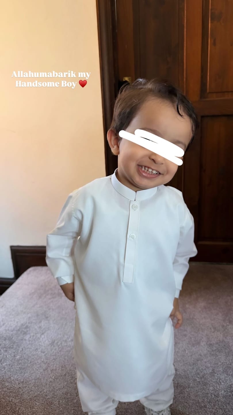 Customer photo review of ZNC-1001 - White - Father & Son Plain Trouser Suit
