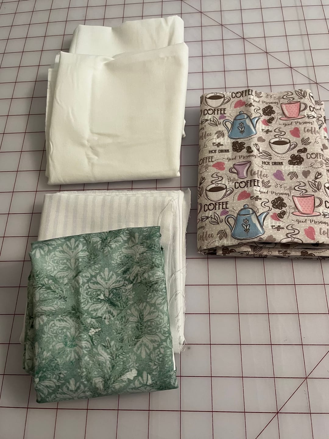 Customer photo review of End of Bolt Mystery Fabric