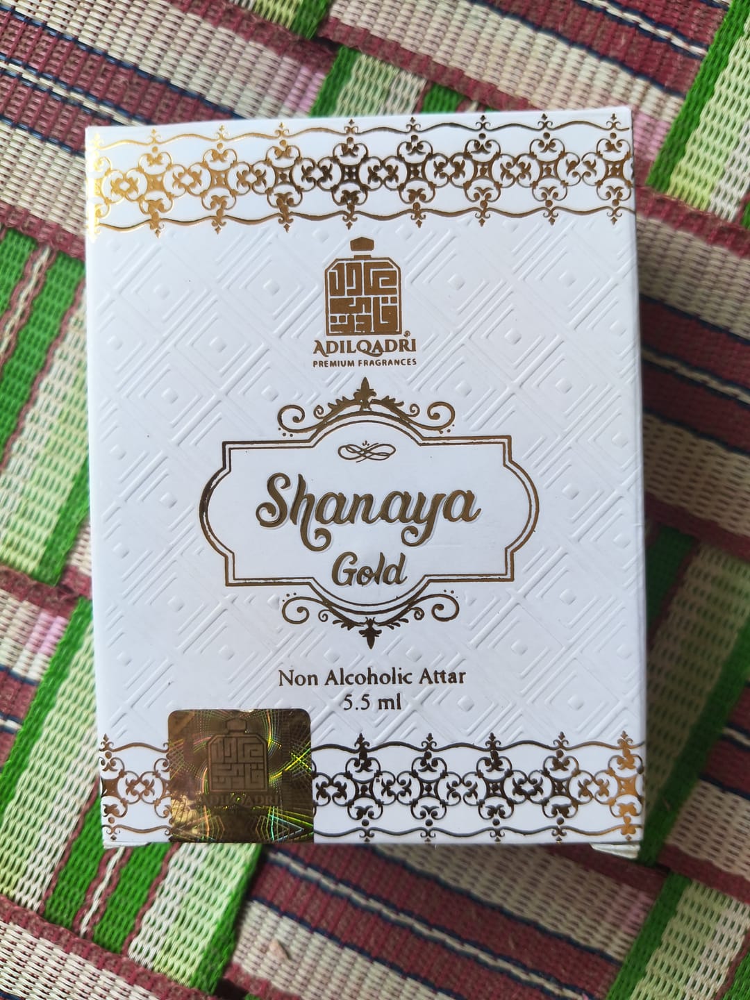 Customer photo review of Shanaya Gold Luxury Gourmand Attar Perfume