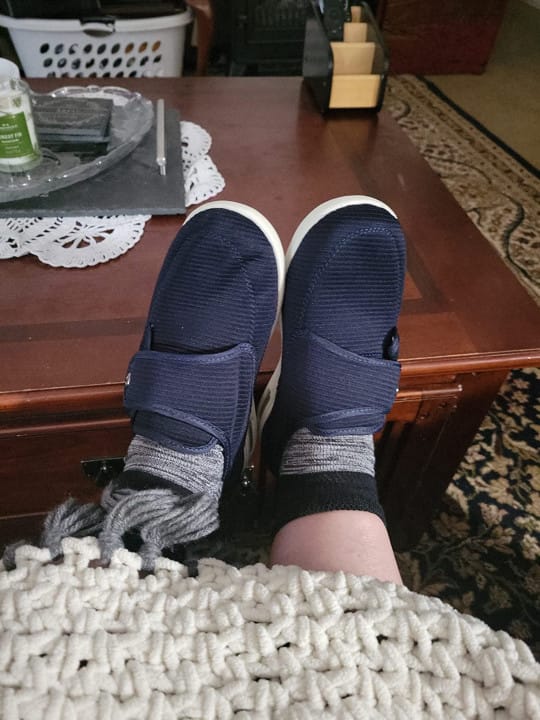 Customer photo review of Chaussures Orthopédiques Confortable Femme CASUAL