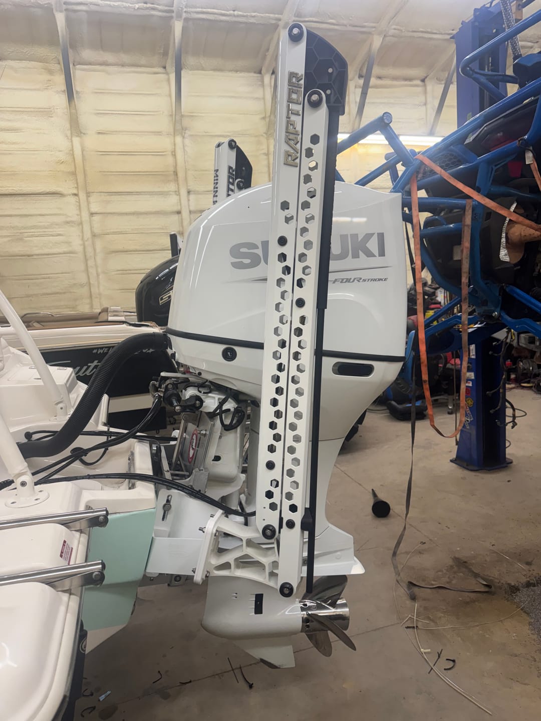 Customer photo review of Power-Pole Spacers for Bob's Machine Shop Jack Plates
