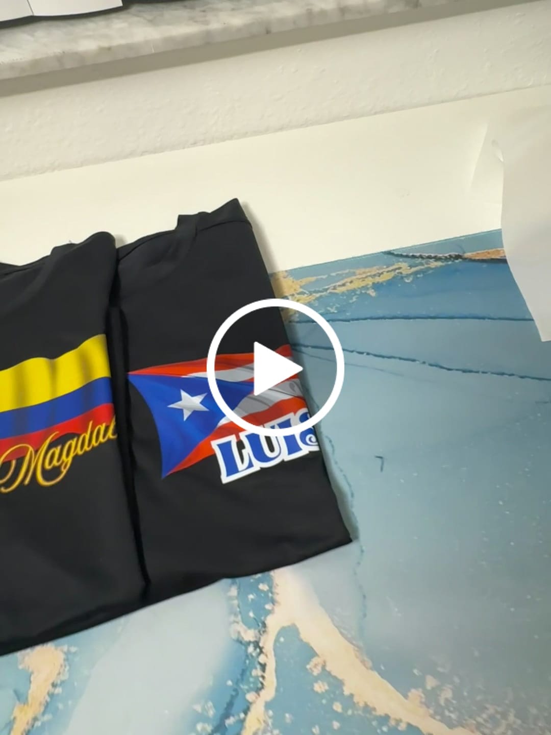 Customer video review of DTF Transfers By Size and Quantity - Florida Priority