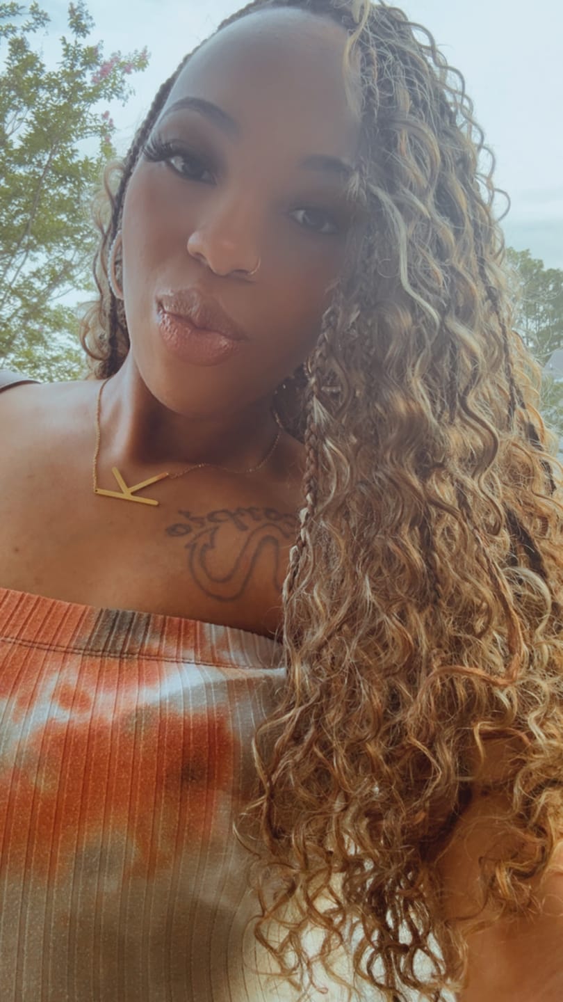 Customer photo review of #4/27/30/613 Mix Color Blend Deep Wave Human Braiding Hair