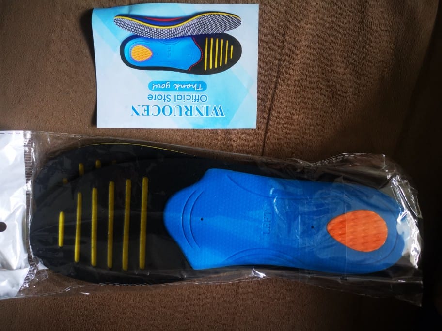 Customer photo review of Semelles orthopédiques de soutien de la voûte plantaire