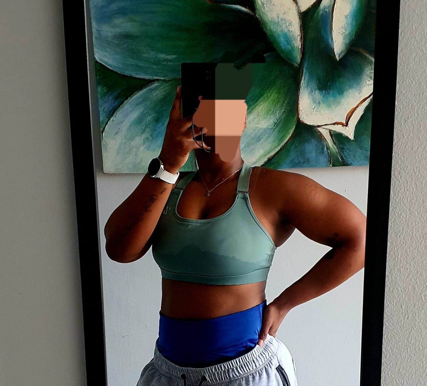 Customer photo review of High Impact Full Support Sports Bra