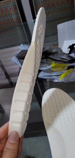 Customer photo review of Semelles en mousse pour toutes les chaussures