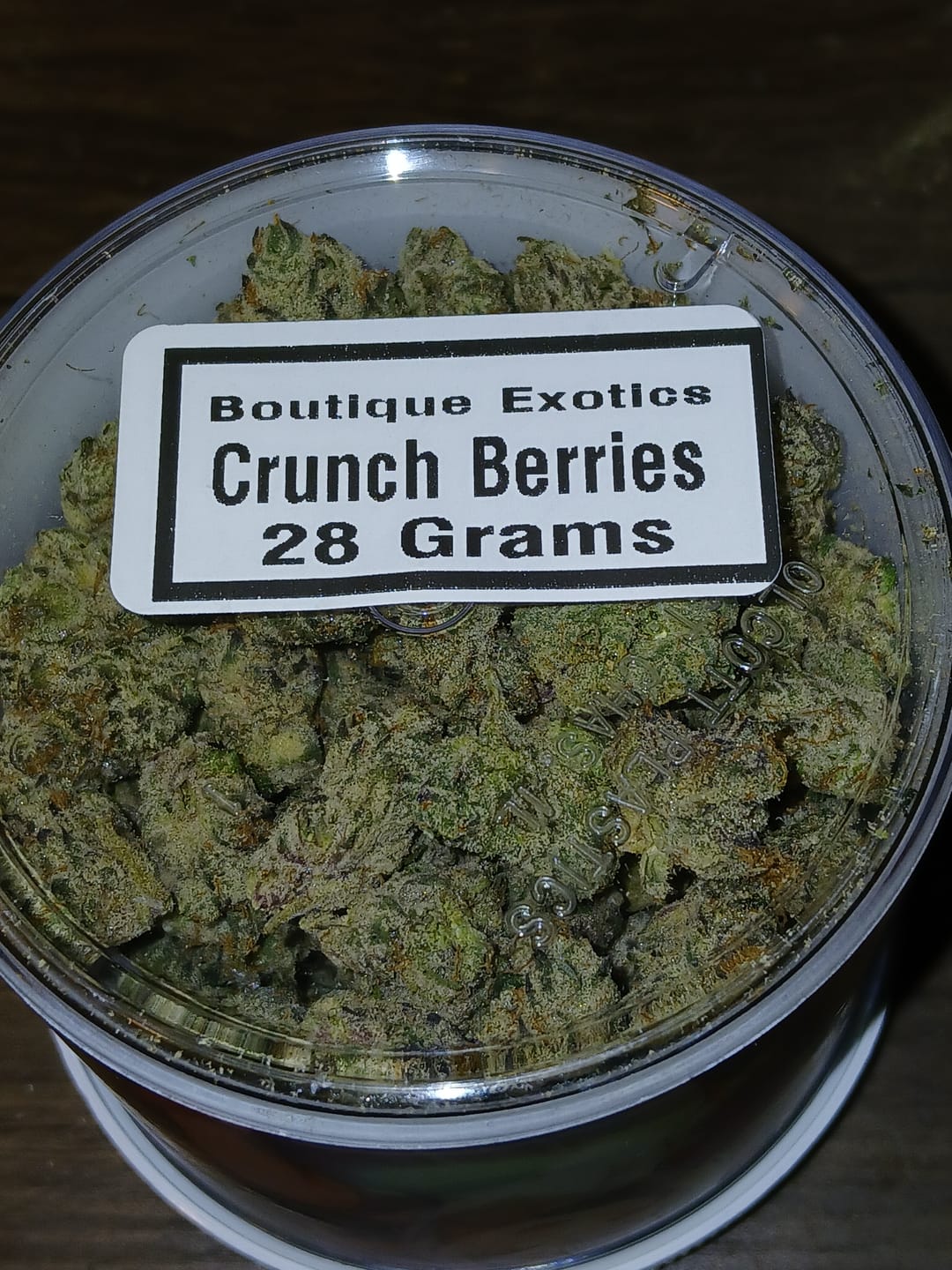 Customer photo review of Boutique Exotics - Crunch Berries - 28 Grams - Hybrid
