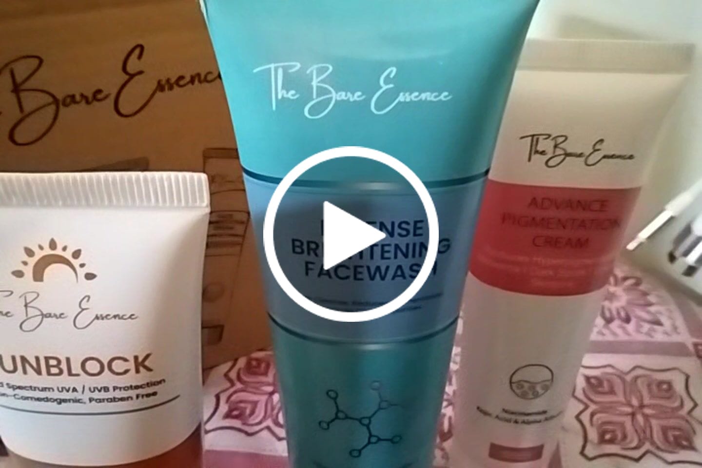 Customer video review of Instant Relief Pigmentation Pack