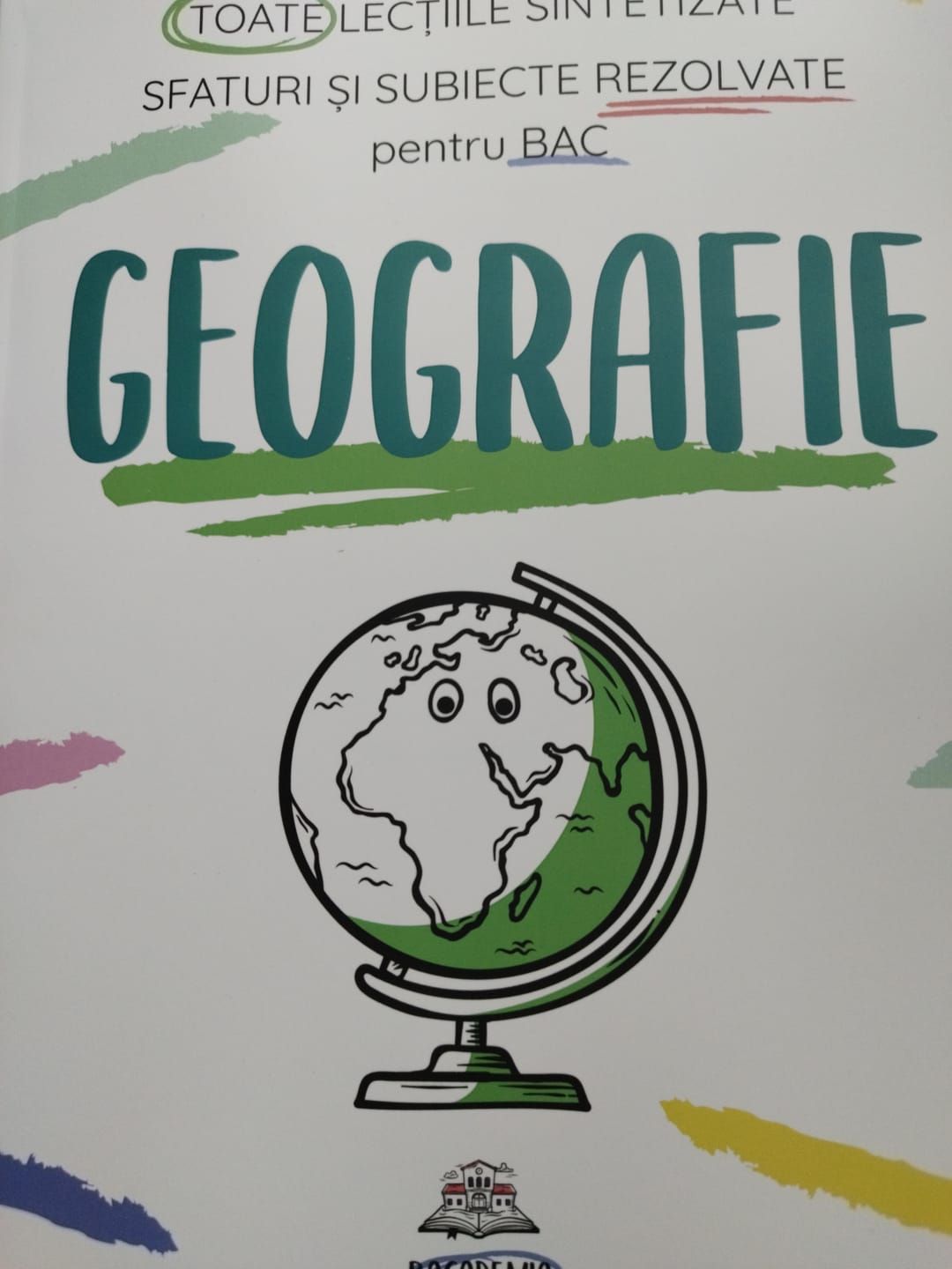 Customer photo review of Carte Geografie Bacalaureat Bacademia