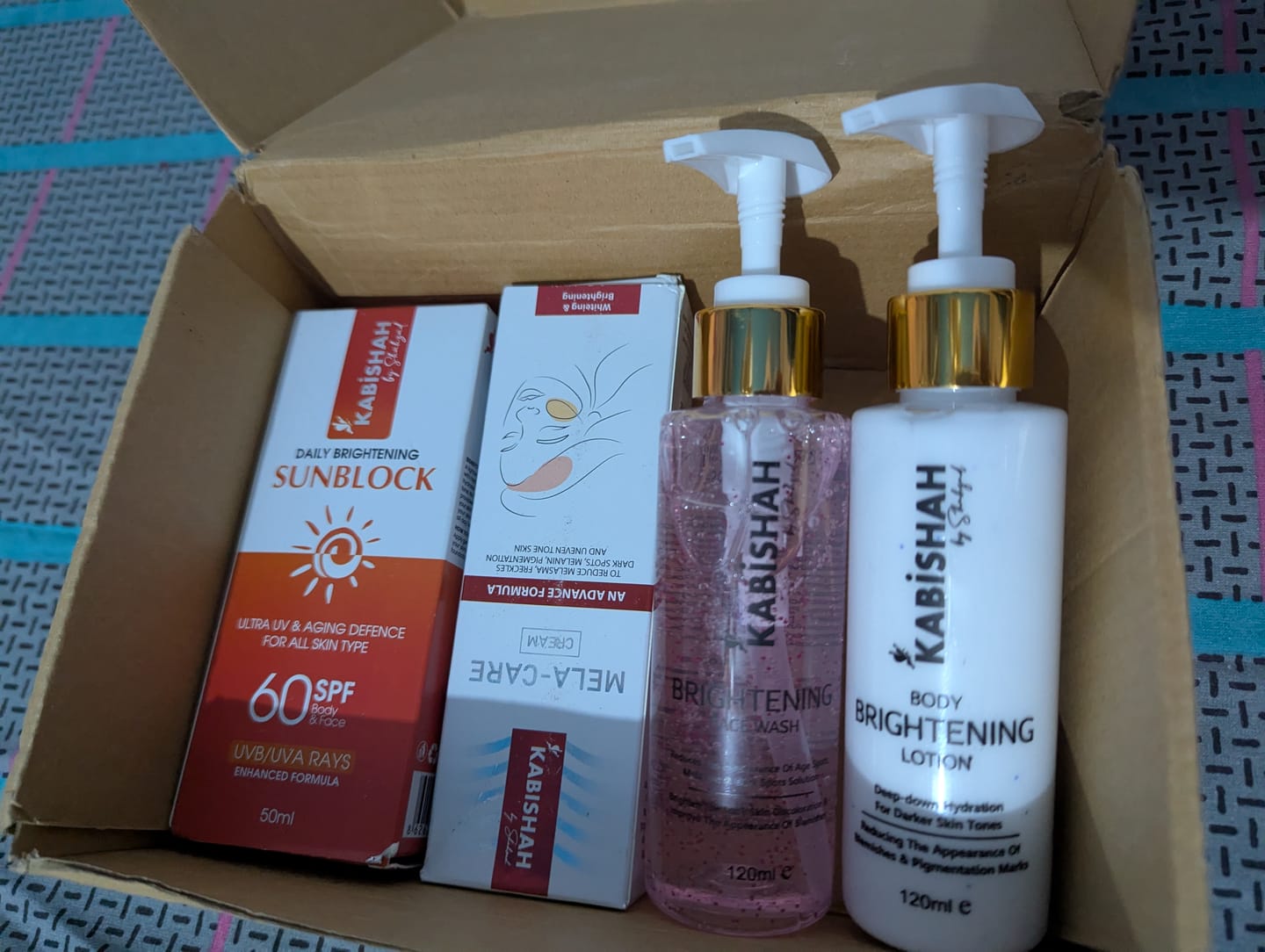 Customer photo review of Special Pigmentation Bundle