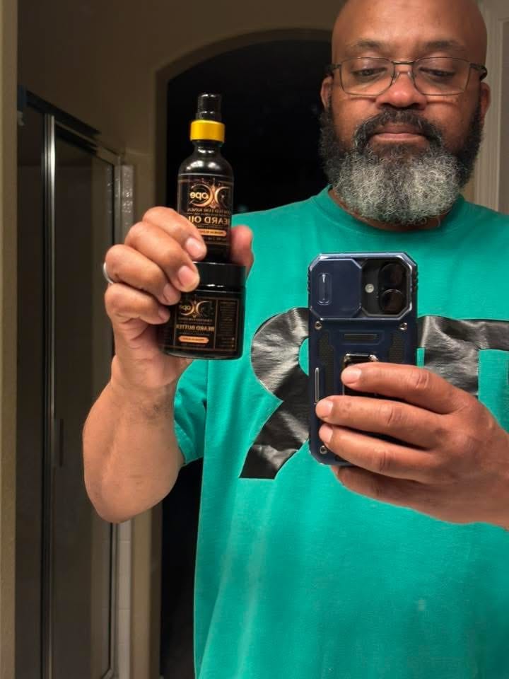 Customer photo review of Elite Beard Oil and Butter