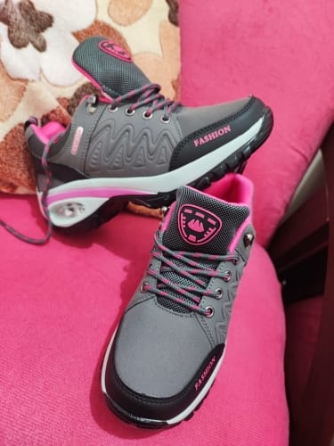 Customer photo review of Baskets Confortables à Plateforme Femme