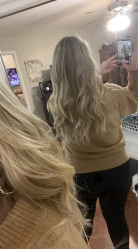 Customer photo review of Glow Halo - תוספת שיער למראה מלא וטבעי