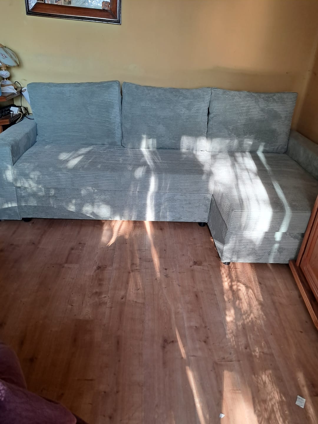 Customer photo review of Narożnik NEO BP sztruks