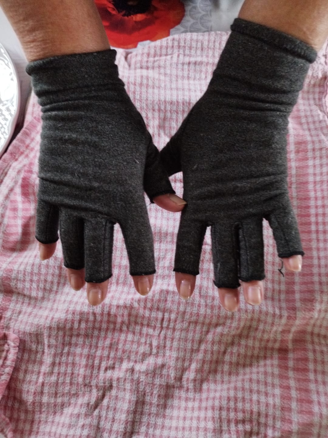 Customer photo review of Gants de Compression