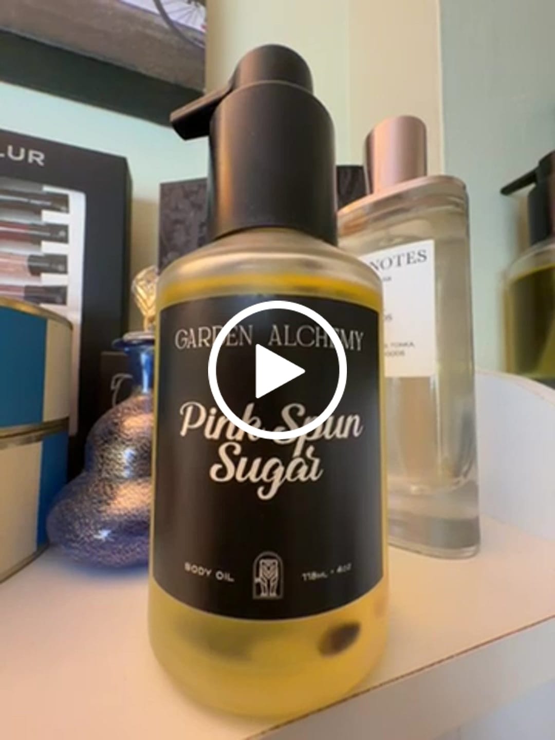 Customer video review of PINK SPUN SUGAR