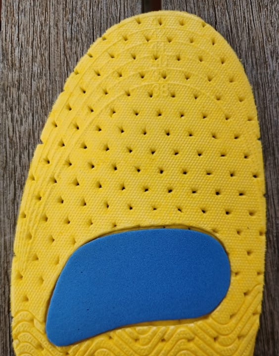 Customer photo review of Semelles orthopédiques pour soulager la douleur de la voûte plantaire
