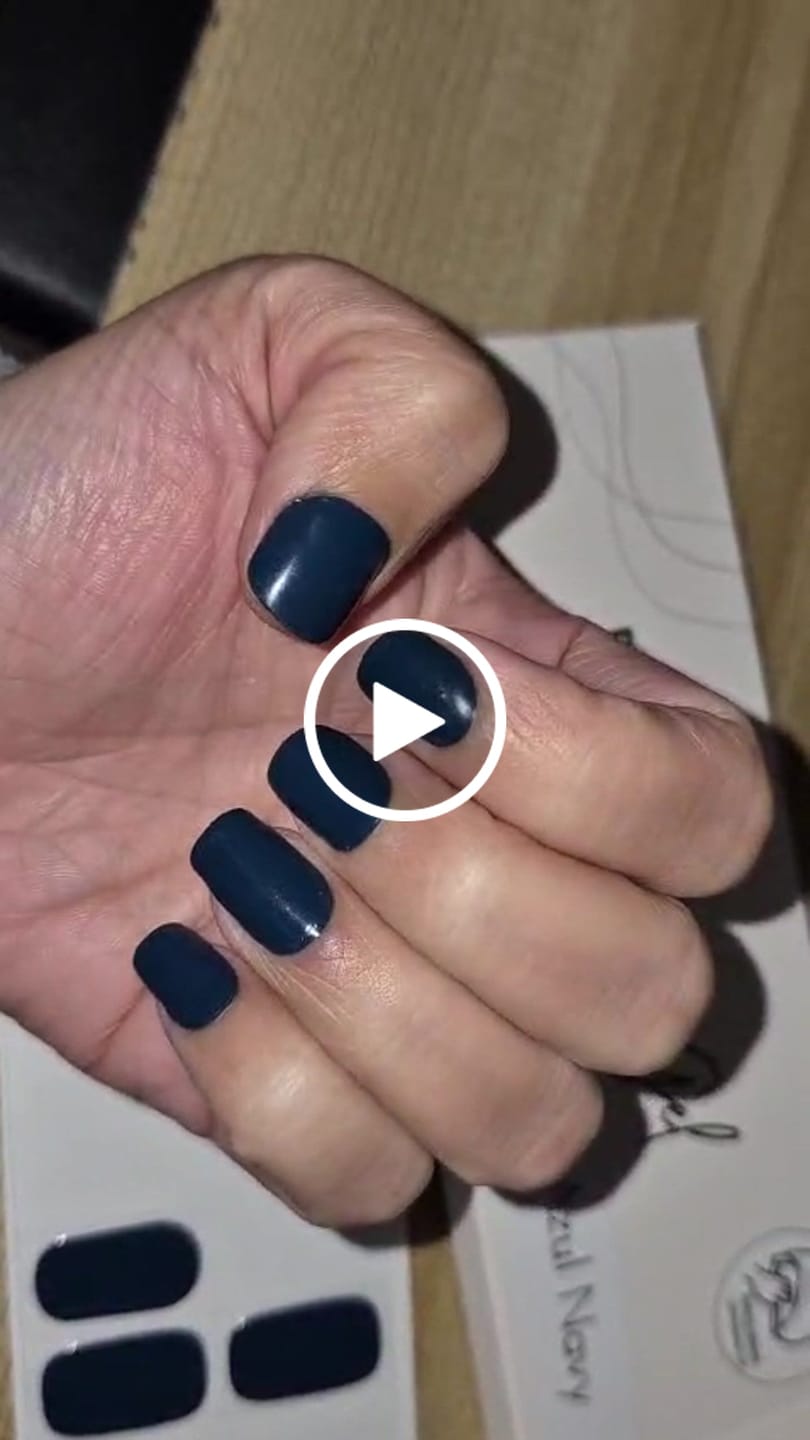 Customer video review of Azul Navy | Stickers de Gel