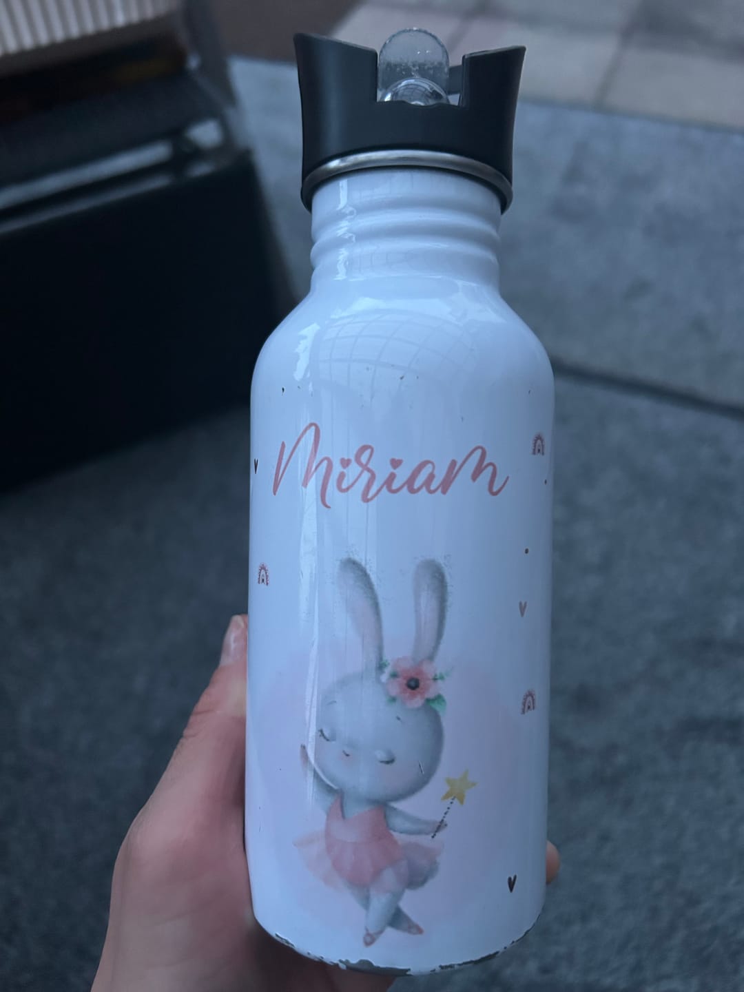 Customer photo review of Trinkflasche Kinder Edelstahl - Baby Koala
