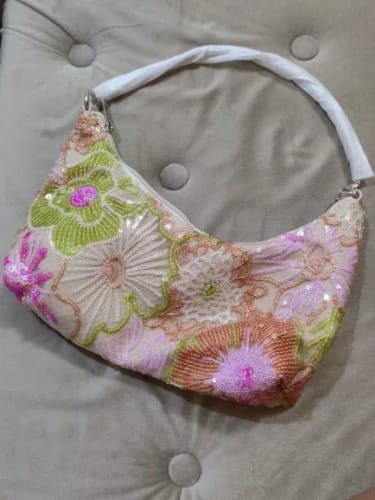 Customer photo review of Jasmine Sequin Shoulder Bag