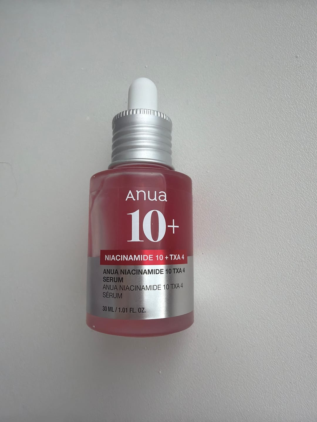 Customer photo review of Balinošs serums ar traneksāmskābi Anua Niacinamide 10% + TXA 4% Serum