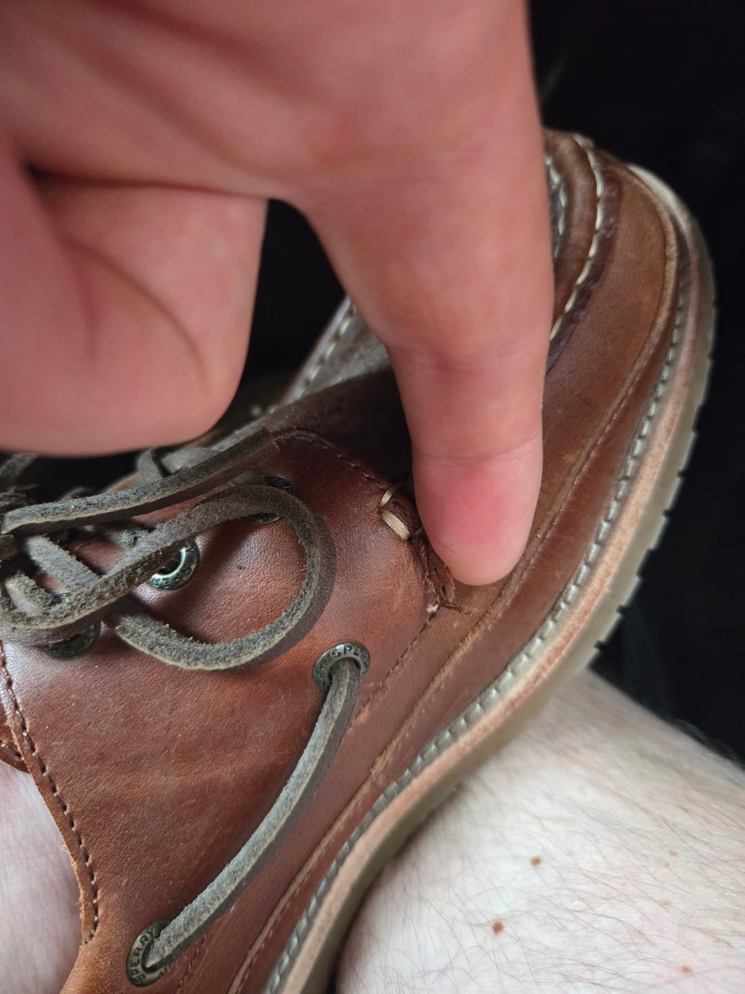 Customer photo review of Men's Mini Lug 3-Eye Brown