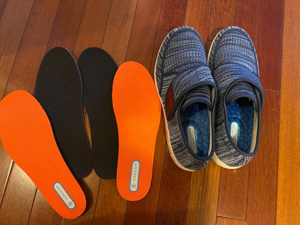 Customer photo review of Chaussures Orthopédiques Larges & Confortables