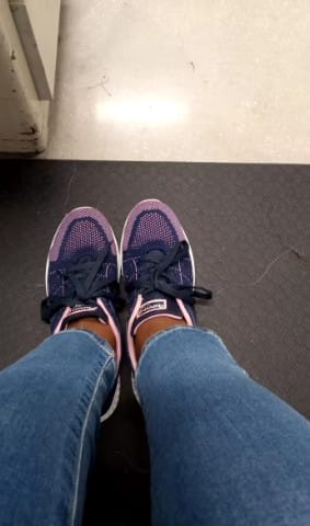 Customer photo review of Baskets Légères et Respirantes pour Femme