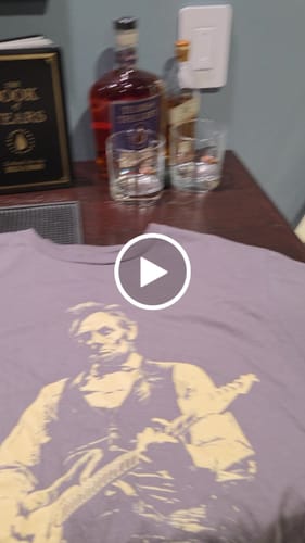 Customer video review of Lincoln Guitar T-Shirt