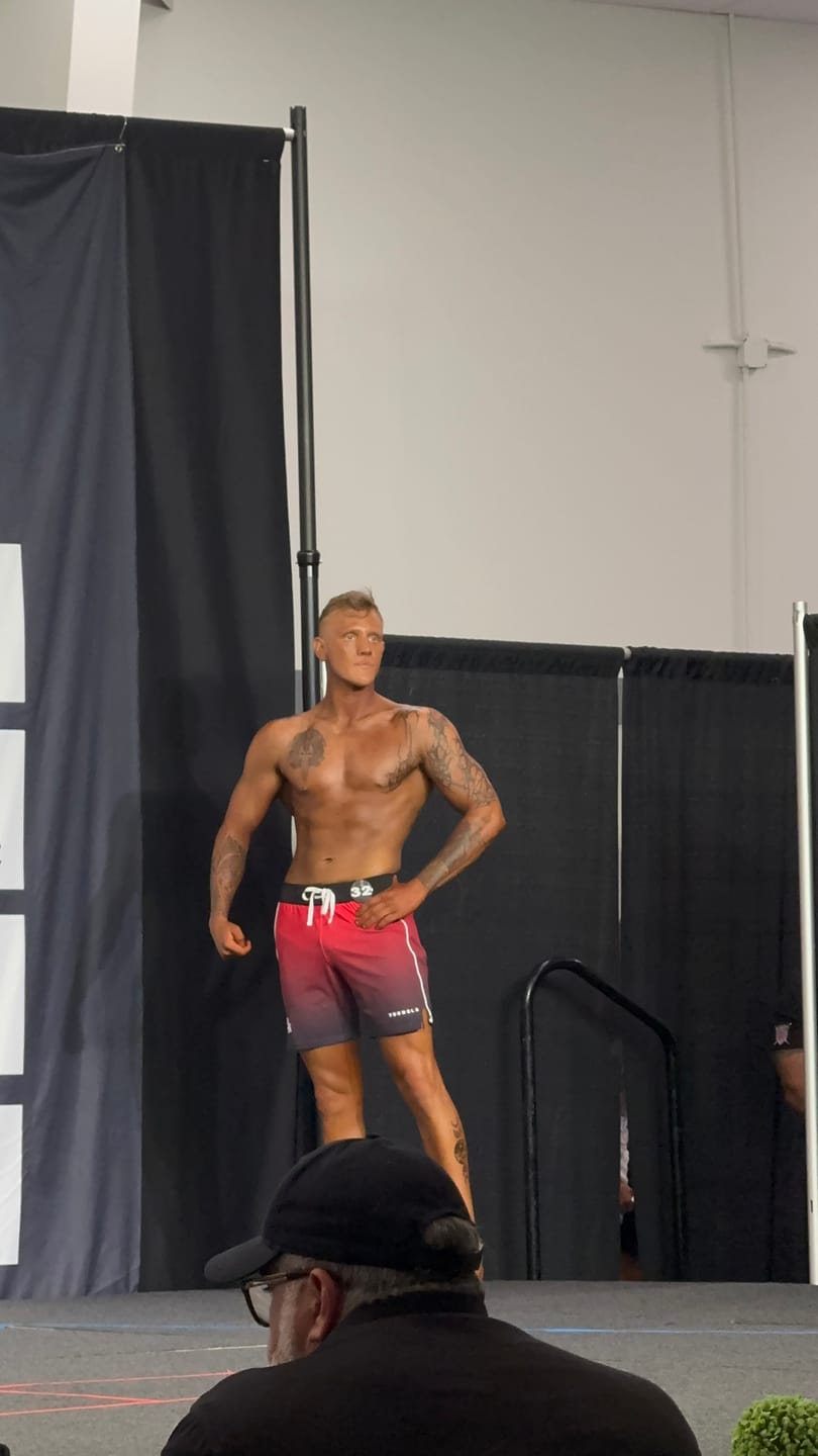 Customer photo review of 1067 - Men's physique Stage Shorts