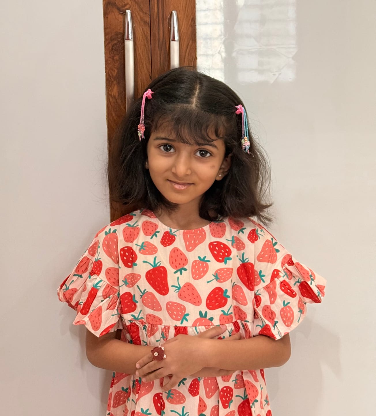 Customer photo review of Fun Strawberry Dress