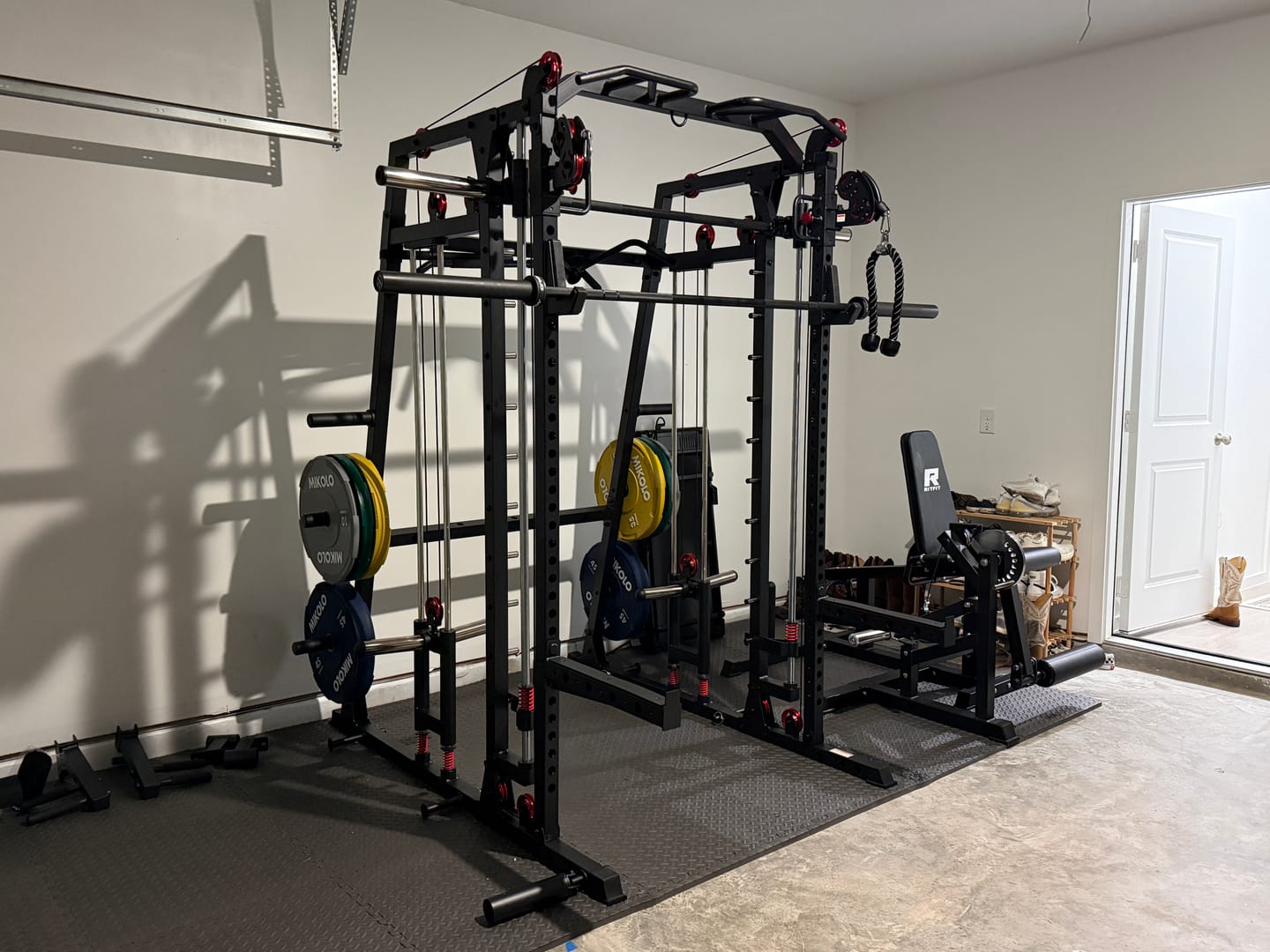 Customer photo review of M4-2.0 Ultra All-In-One Functional Home Gym Smith Machine (UPGRADED)