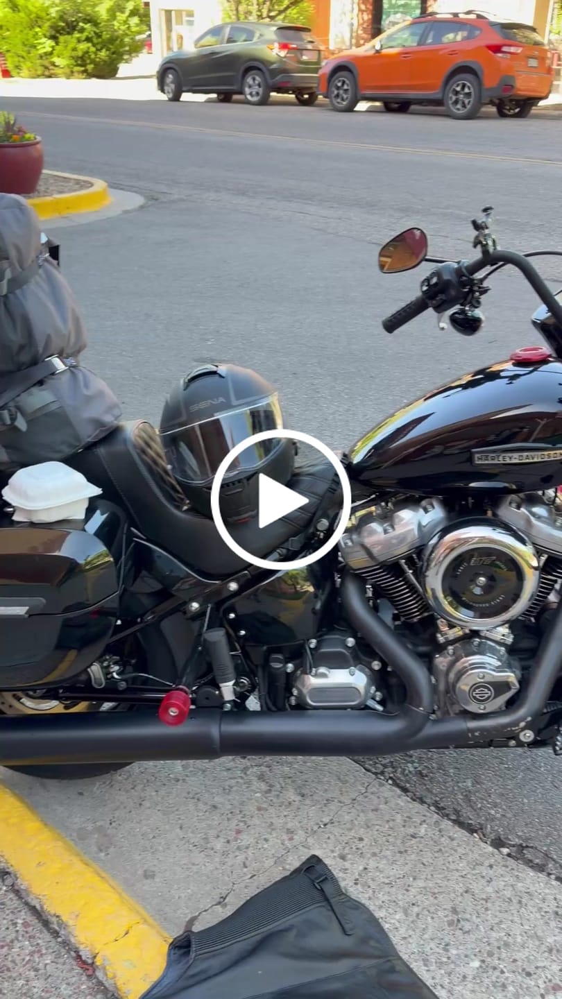 Customer video review of Viking Maverick Motorcycle Fairing For Harley Softail Street Bob FXBB/S Gloss Black