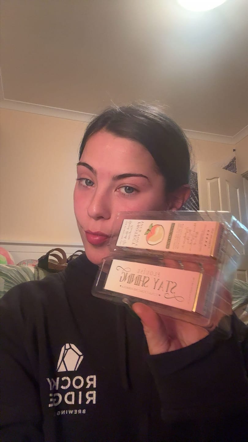 Customer photo review of Bad Bitch Energy Lip Conditioner & Oil Duo