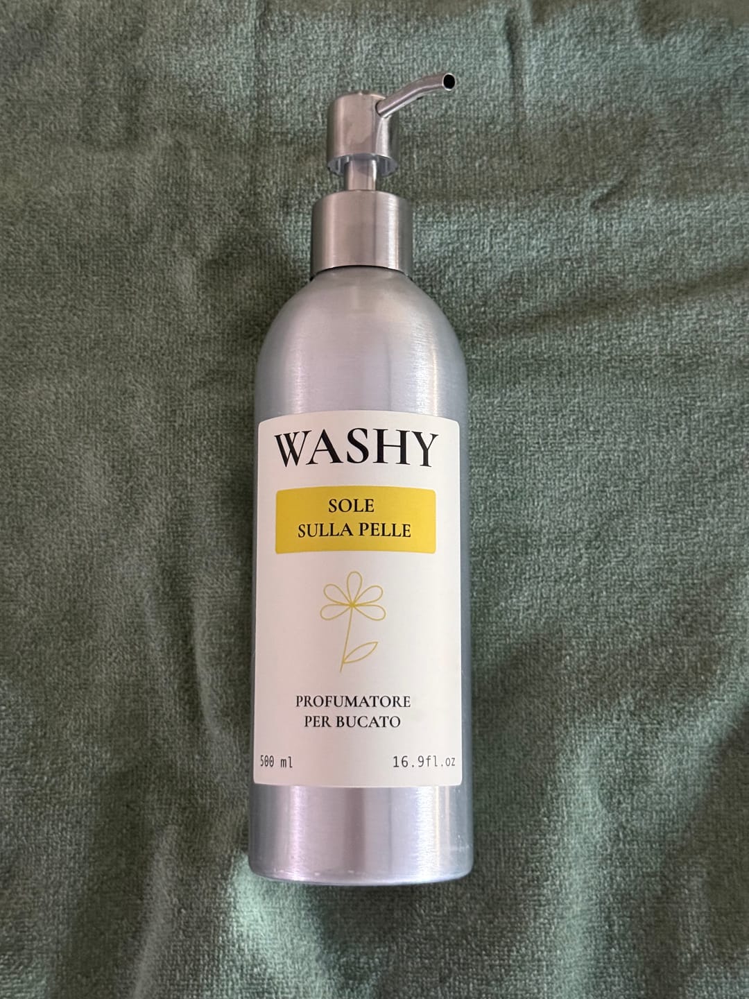 Customer photo review of SOLE SULLA PELLE 500 ML