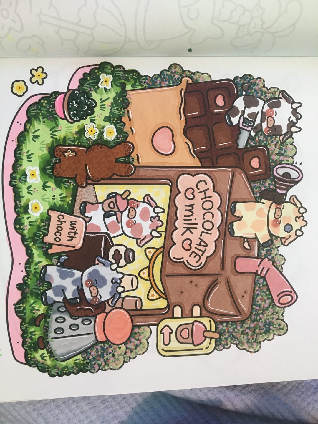 Customer photo review of Ohuhu Honolulu 24 Skin Tone Colors Dual Tips Portrait Alcohol Art Markers (New Color Codes)