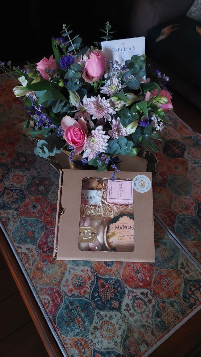 Customer photo review of Harmony Flower Arrangement