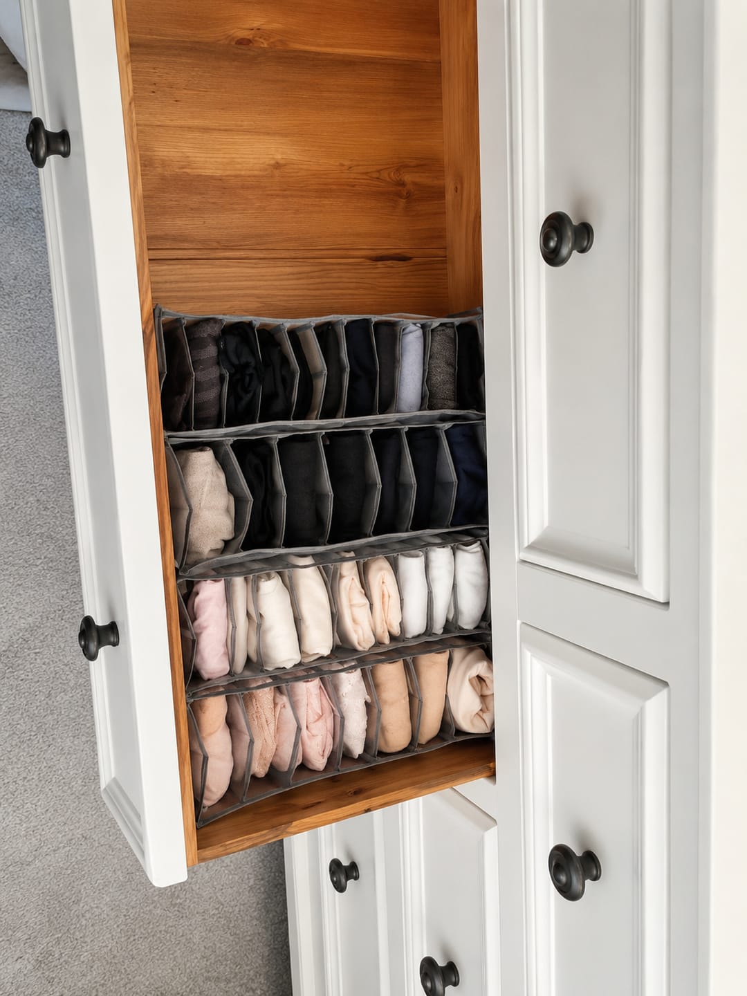 Customer photo review of Düzenova 3’lü Düzen Kutusu | Daha Düzenli Dolaplar İçin Pratik Organizer