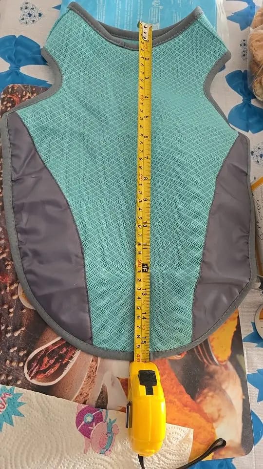 Customer photo review of TruePet Kühlweste Pro™ | Kühlweste & Geschirr in einem | Verdunstungskühlung · Reflektierend · Verstellbar | S–XXXL