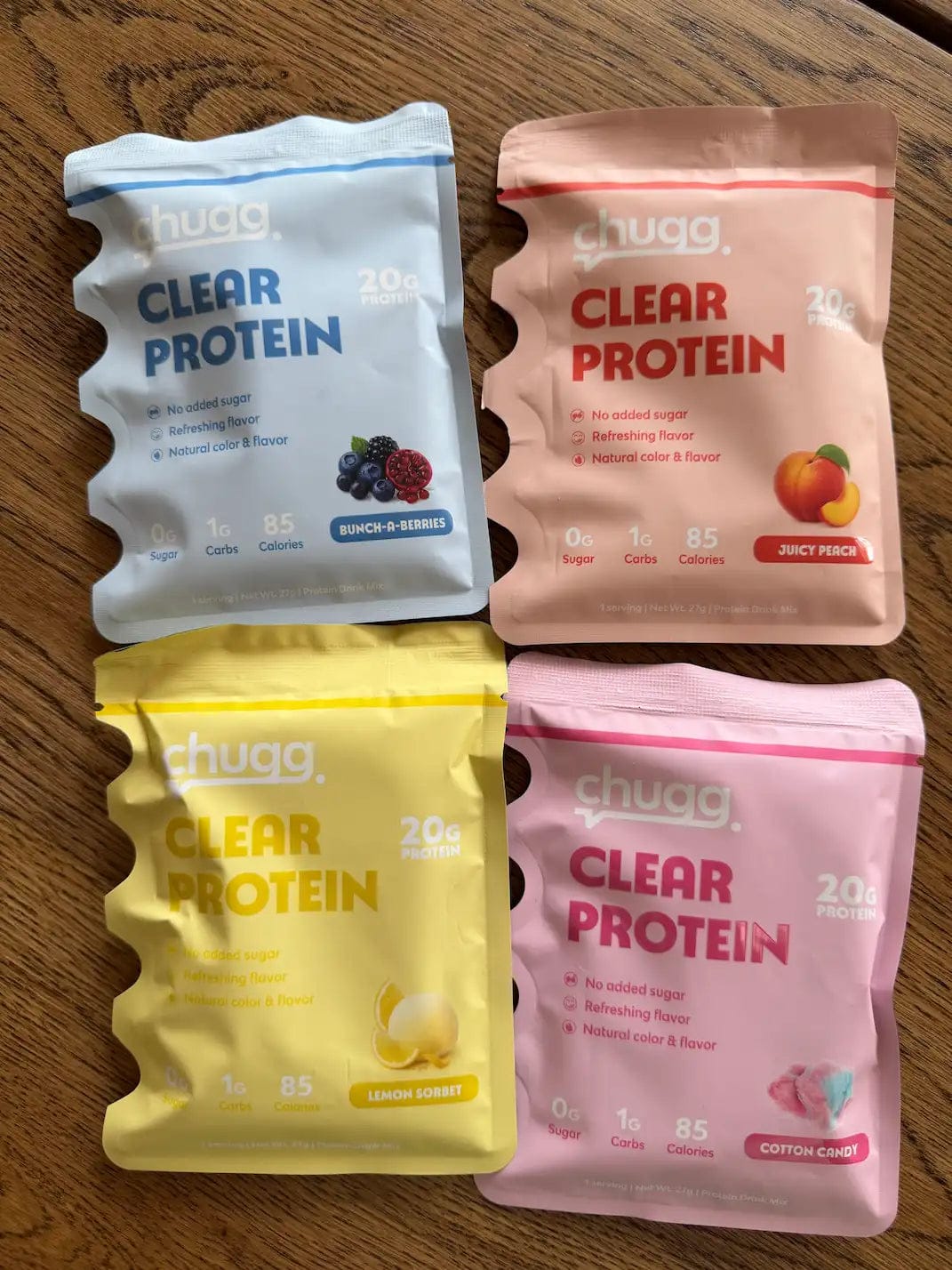 Customer photo review of Clear Protein Juicy Peach
