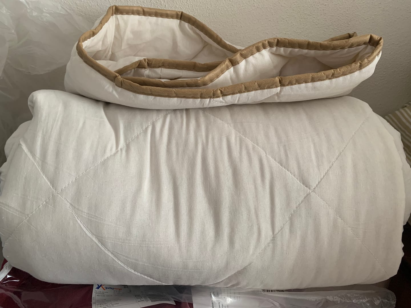 Customer photo review of Çift Kişilik Kuzu Yünü Yorgan 195x215 cm 3 kg Merinos Kuzu Yünü