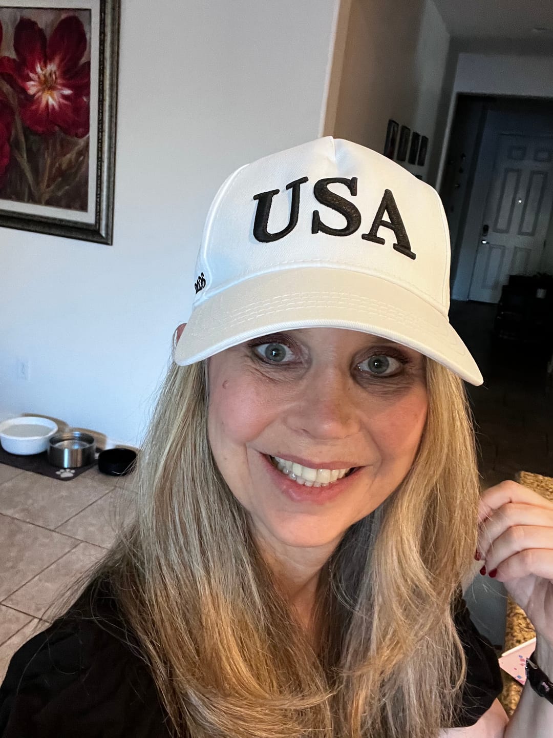 Customer photo review of USA 250th Anniversary Hat (1776–2026) — U.S.A. Embroidered Semiquincentennial Cap