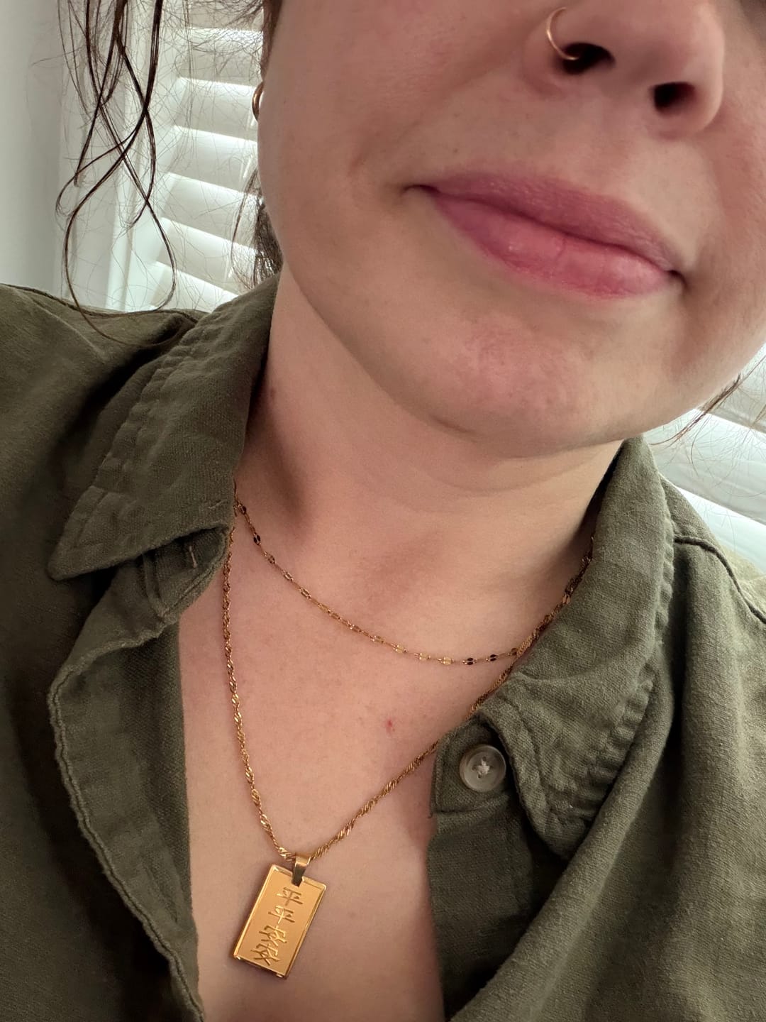 Customer photo review of Safety & Protection Good Luck Necklace