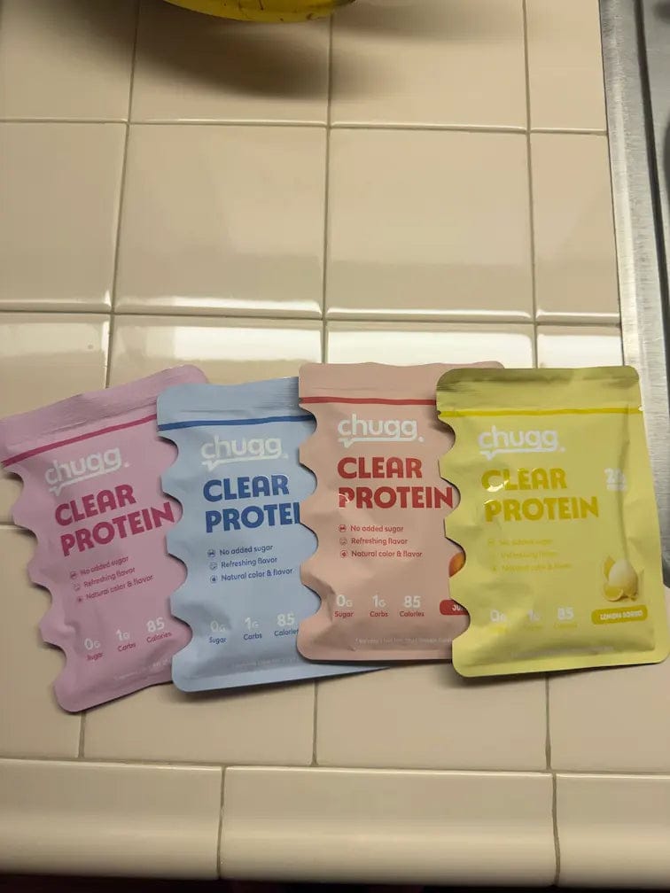 Customer photo review of Clear Protein Cotton Candy