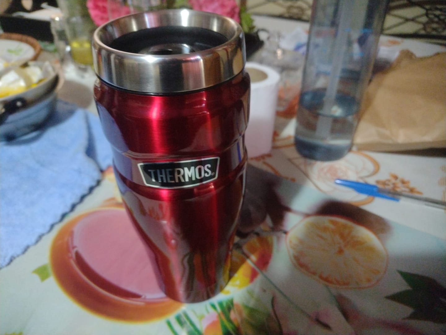 Customer photo review of TERMO MUG 470ML KING ROJO