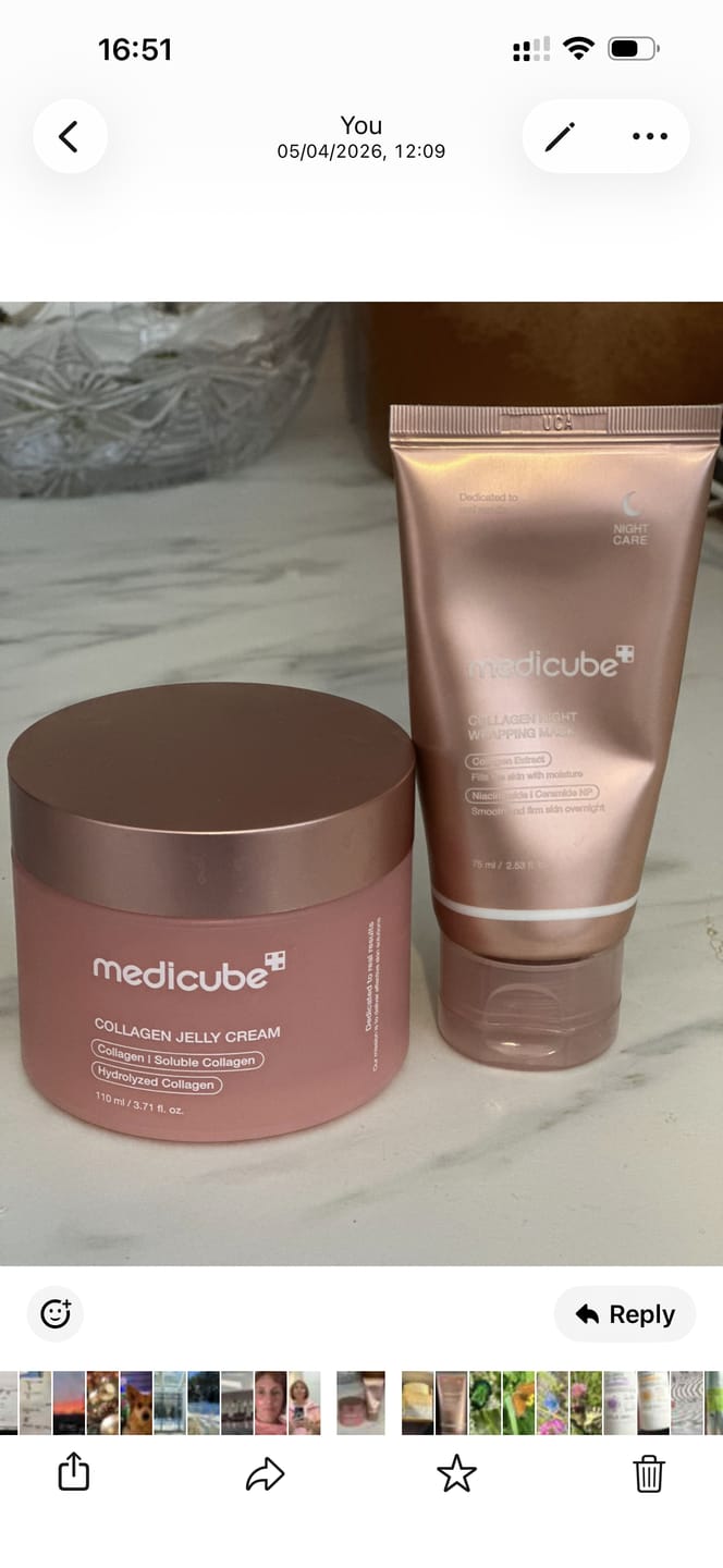 Customer photo review of Nostiprinošs krēms-gels sejai Medicube Collagen Jelly Cream