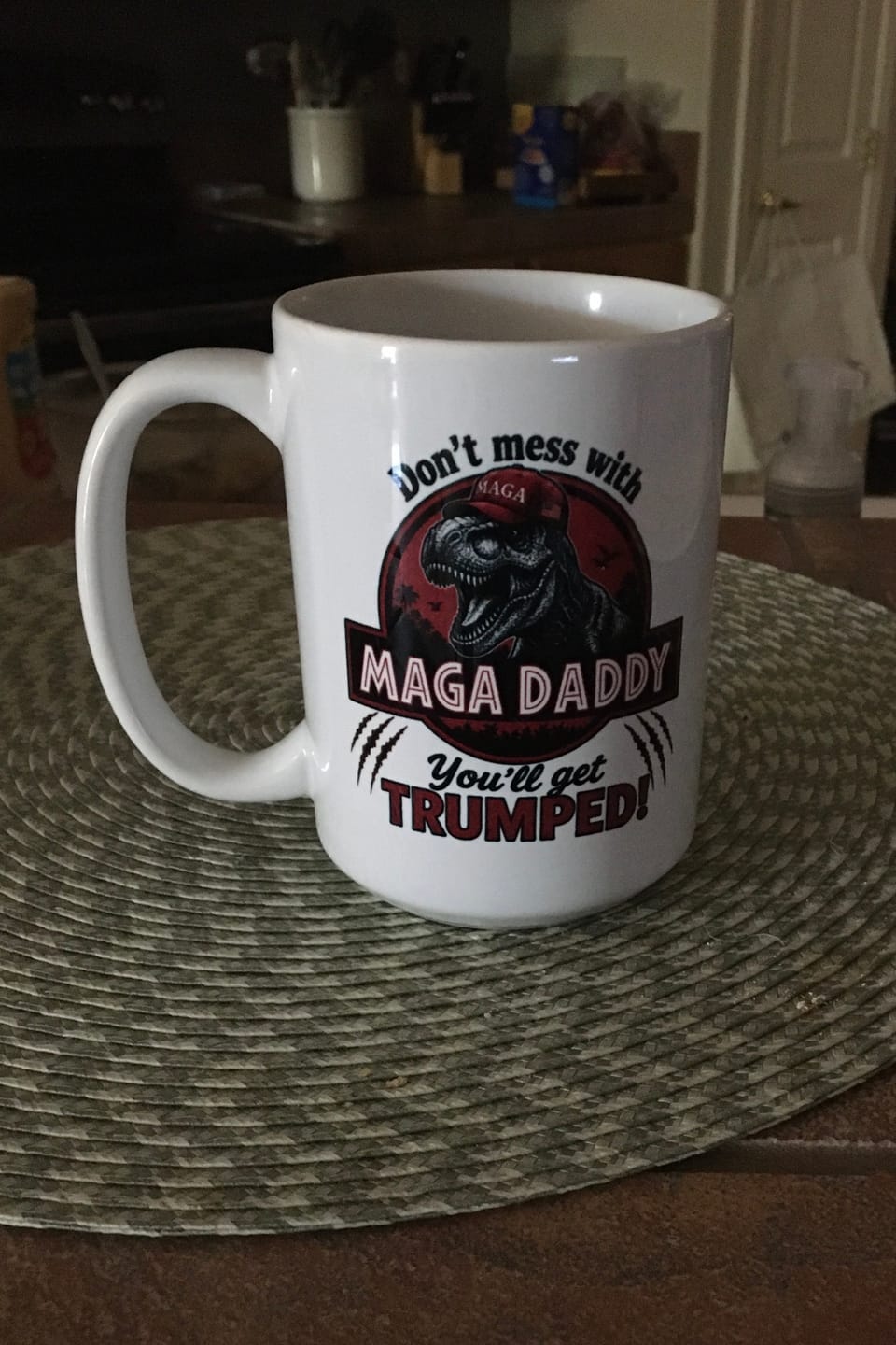 Customer photo review of "MAGA Daddy" Mug