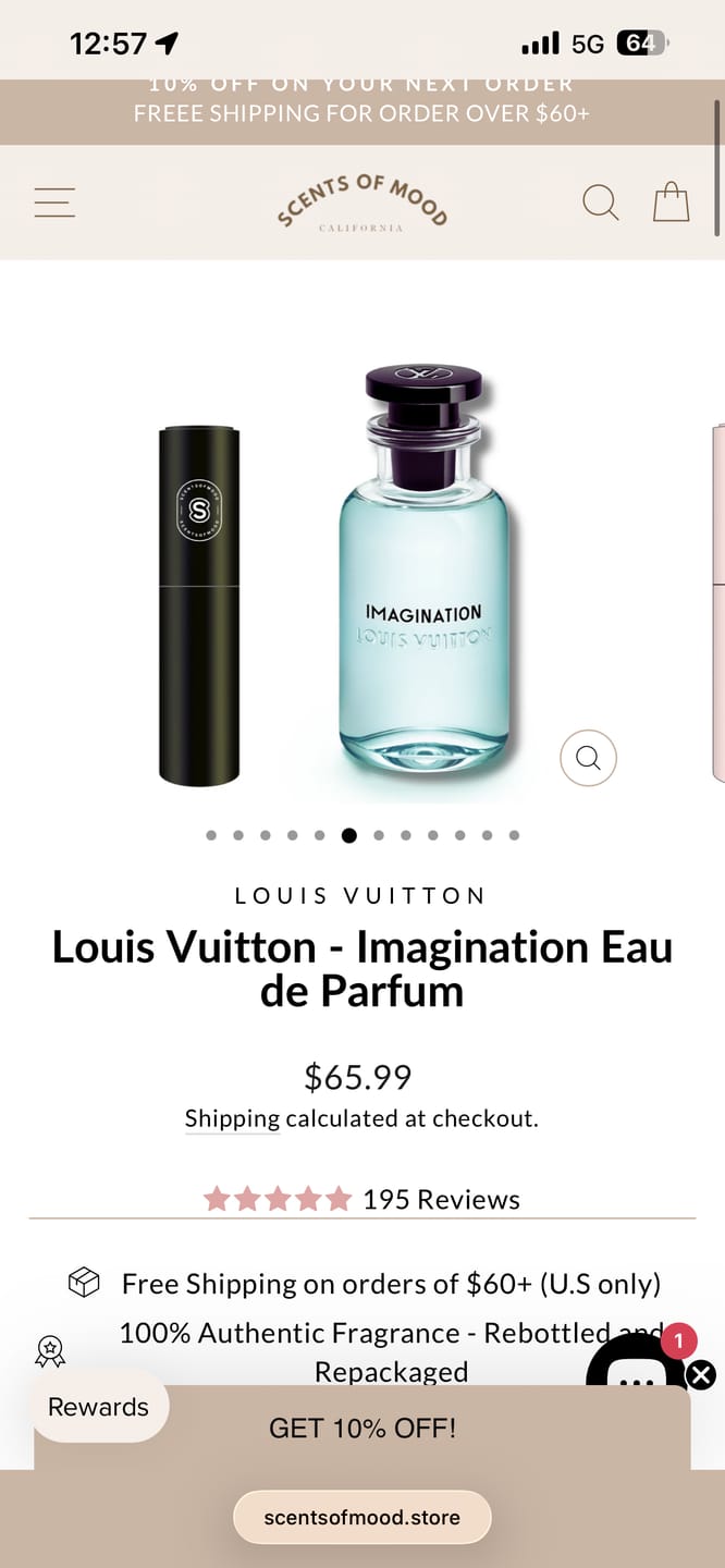 Customer photo review of Louis Vuitton - Imagination Eau de Parfum