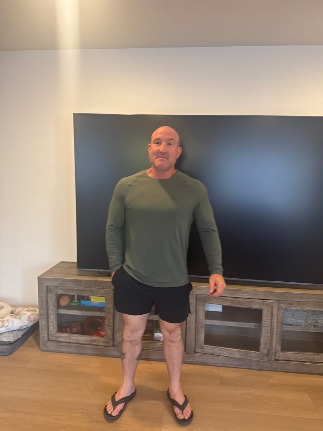 Customer photo review of Core Hybrid Shorts 5" Inseam